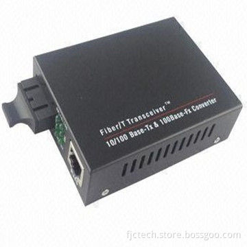 10/100M Single-mode Dual-fiber Media Converters, External Power Supply
